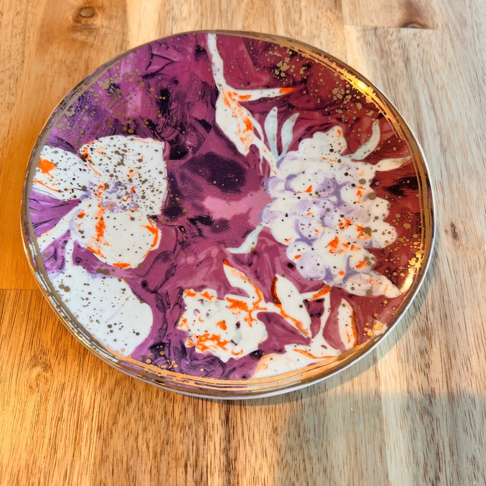 Anthropologie Mia Stoneware Canapé Plate